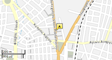 Location of business on map