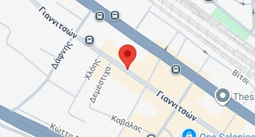 Location of business on map