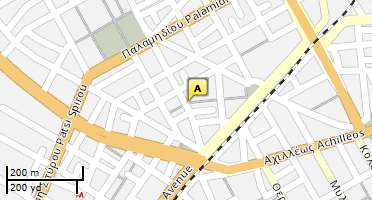 Location of business on map