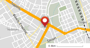 Location of business on map