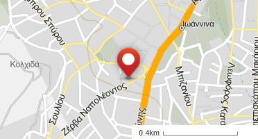 Location of business on map