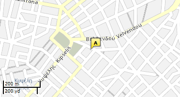 Location of business on map