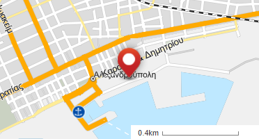 Χάρτης και σημείο της επιχείρησης