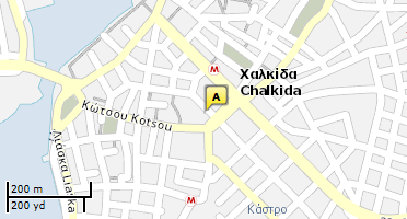 Location of business on map