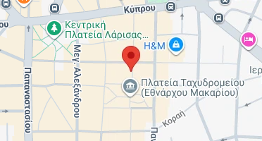 Location of business on map