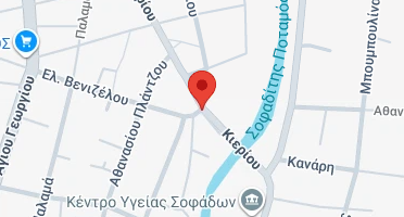 Location of business on map