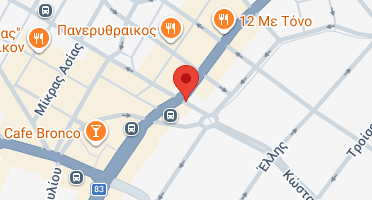 Location of business on map