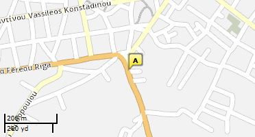 Location of business on map