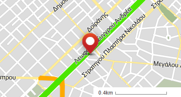 Location of business on map