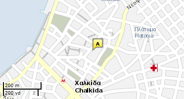 Location of business on map