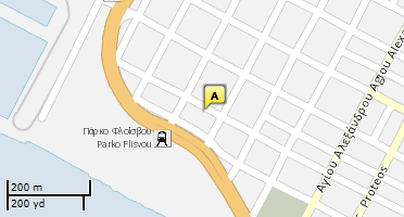 Location of business on map