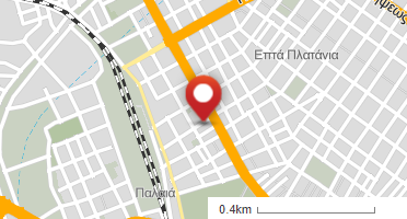 Location of business on map