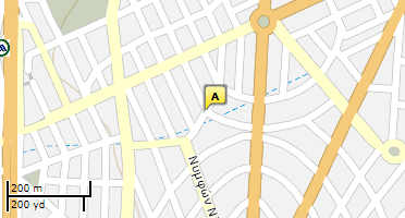 Location of business on map