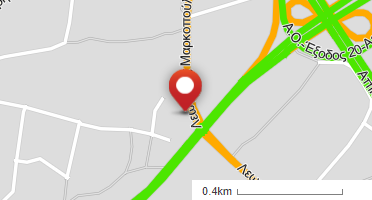 Location of business on map