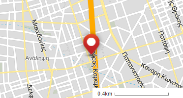 Location of business on map