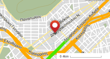 Location of business on map