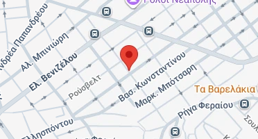 Location of business on map