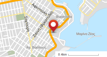 Location of business on map