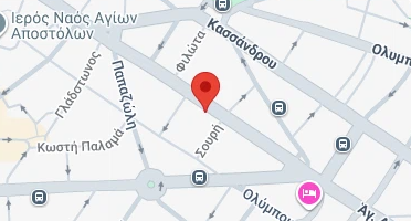 Location of business on map