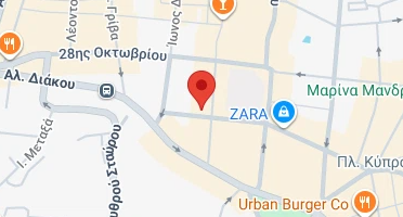 Location of business on map