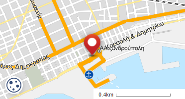 Location of business on map