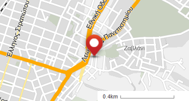 Location of business on map