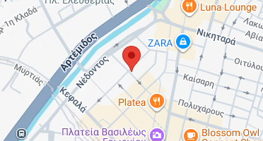 Location of business on map