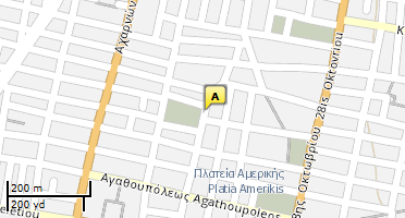 Location of business on map