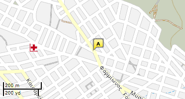 Location of business on map