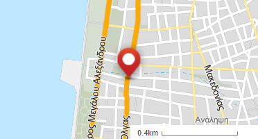 Location of business on map