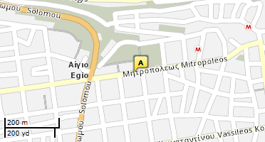 Χάρτης και σημείο της επιχείρησης