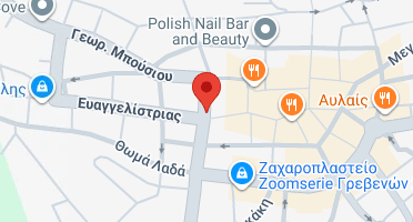 Location of business on map