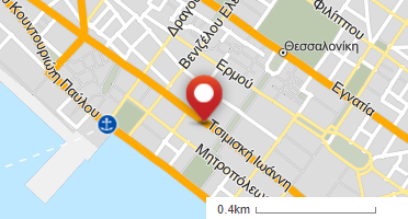 Location of business on map