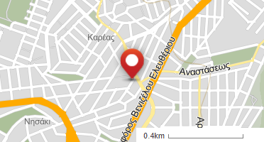 Location of business on map