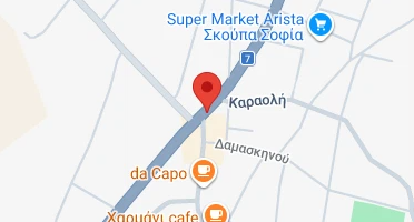 Location of business on map