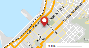 Location of business on map