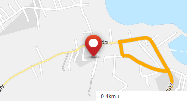 Location of business on map