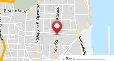 Location of business on map
