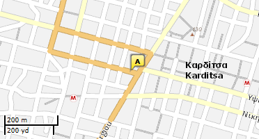 Χάρτης και σημείο της επιχείρησης