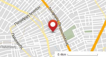 Location of business on map