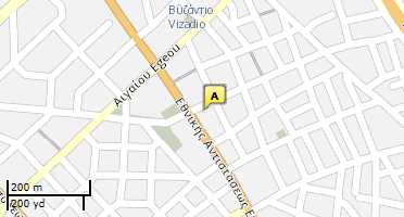 Location of business on map