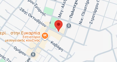 Location of business on map