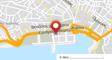 Location of business on map