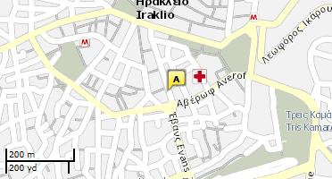 Location of business on map