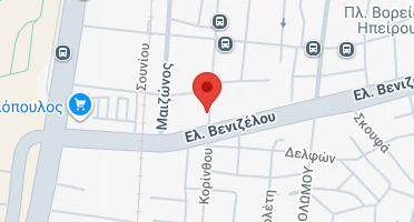 Location of business on map