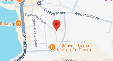 Location of business on map