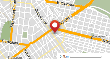 Location of business on map