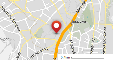 Location of business on map