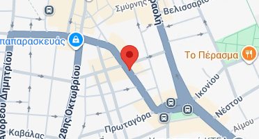 Location of business on map