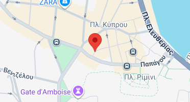 Location of business on map